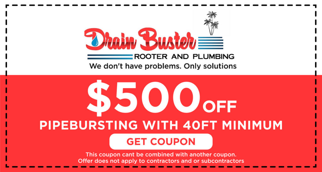 Drain Buster Pipe Bursting Coupon