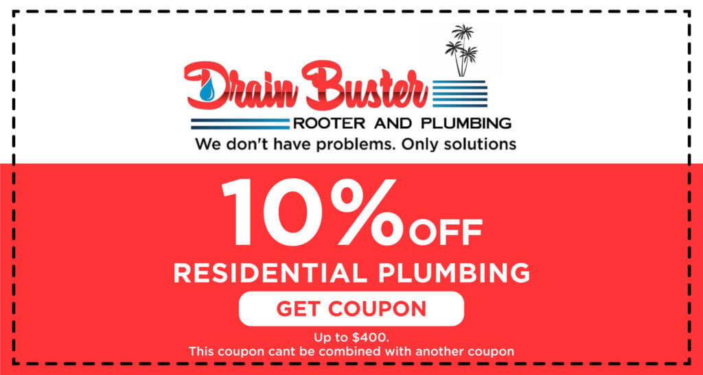 Drain Buster Residential Plumbing Coupon